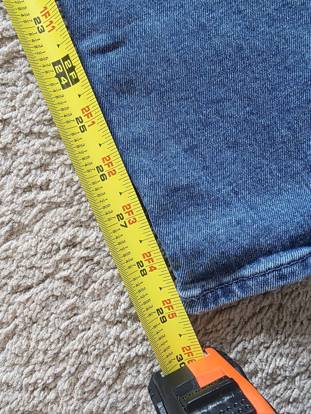 MOTHER Jeans Tab Roller Skim Wide Leg - Out Of Town 33 - Picture 6 of 7